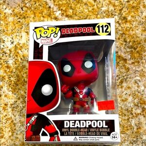 Funko Deadpool Red and Black Bobble-Head